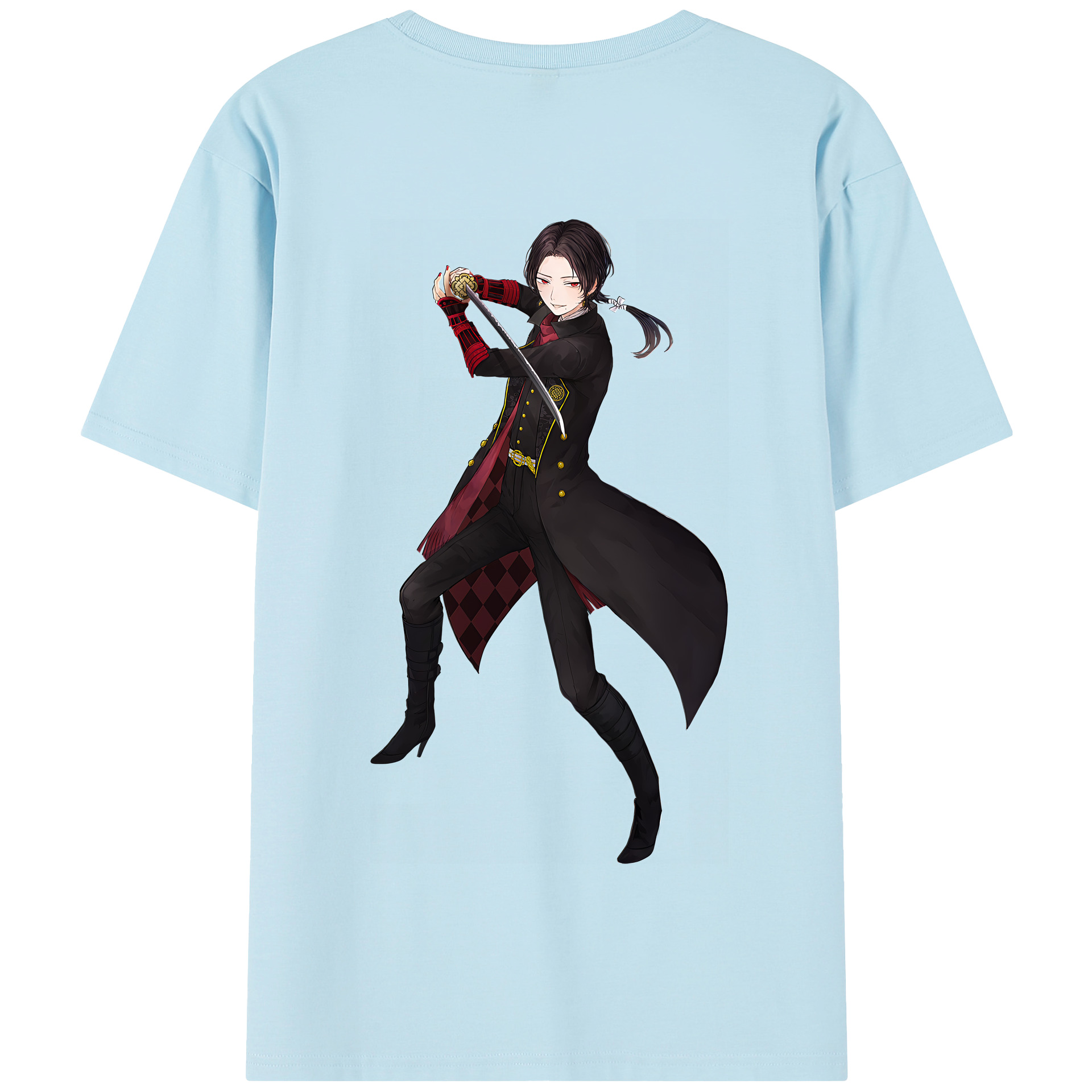 （画像用） 刀剣乱舞 Touken Ranbu 綿100％半袖Tシャツ（背面プリント）